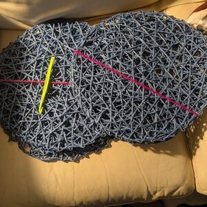 Blue Woven Placemats Set